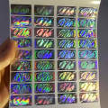 High Quality Custom Stickers Rainbow Holographic Anti Tamper Label Void Hologram Sticker